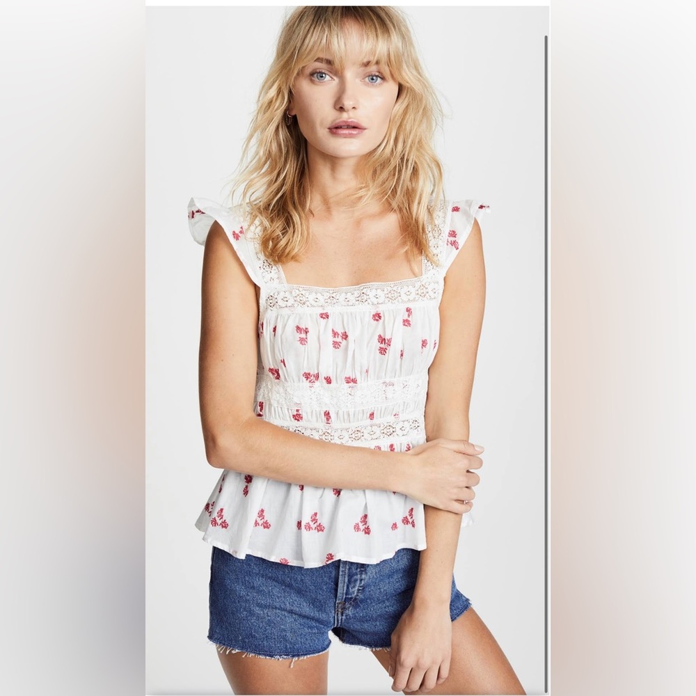 Free People Peplum top L